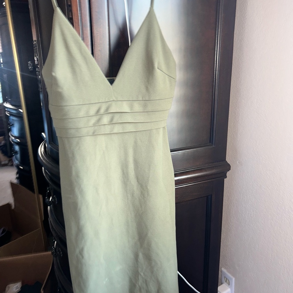 Windsor Sage Green Midi Dress